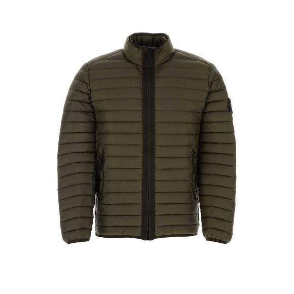Stone Island Jackets & Coats Stone Island Army Green Nylon Down